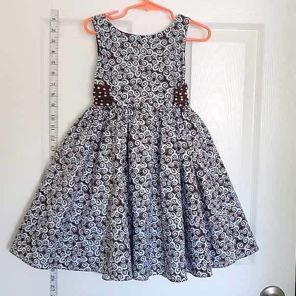 Sweet Heart Rose Dress, Size 4T, Color Chocolate & Mint. - Picture 1 of 14